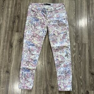 Levis Legging Jeans Womens 28 Floral Multicolor Skinny Cropped Capri W28 L25**
